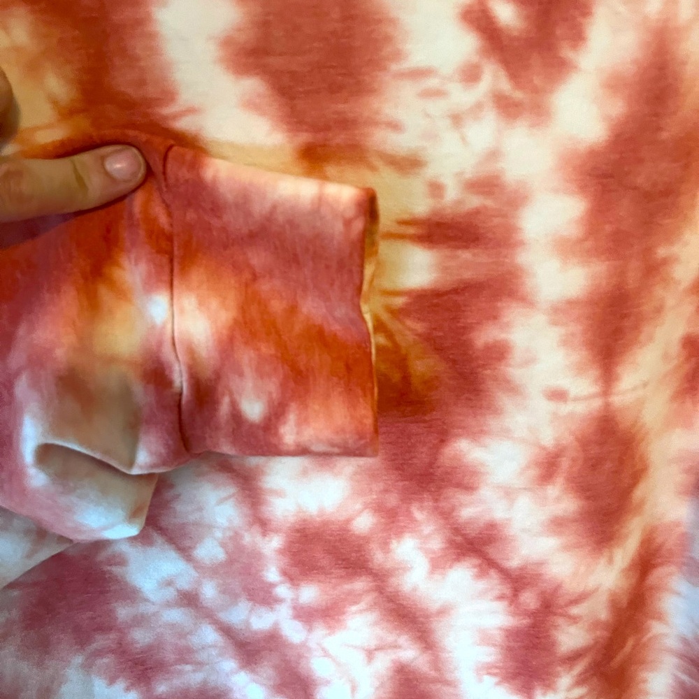 Knox Rose Tie-Dye Sweatshirt – Rust & Cream, Cozy Lounge Pullover 🍂✨ - Picture 4 of 4